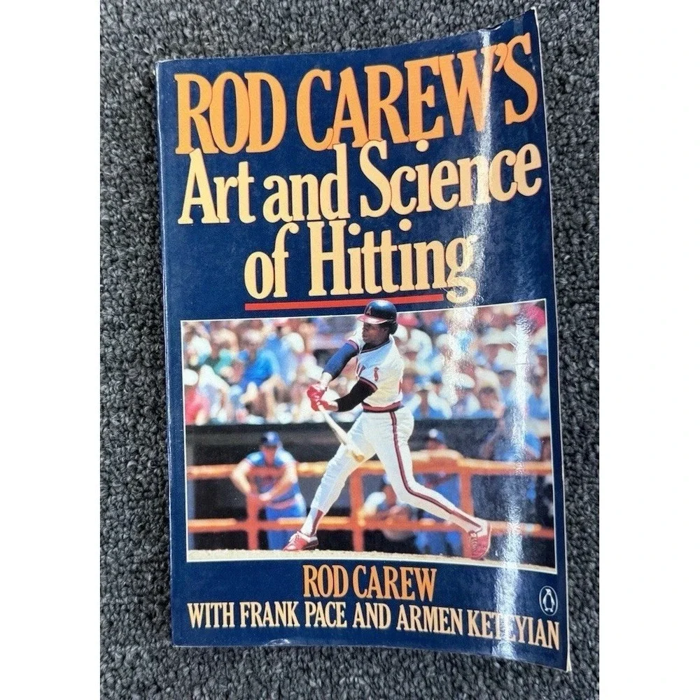 Rod‎ Carew Art & Science of Hitting Book MLB Vintage HOF Baseball Guide